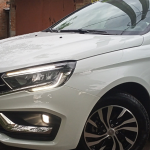 AvtoVAZ began shipping the Lada Vesta NG in the Enjoy configuration with a rear view camera. Lada Vesta NG