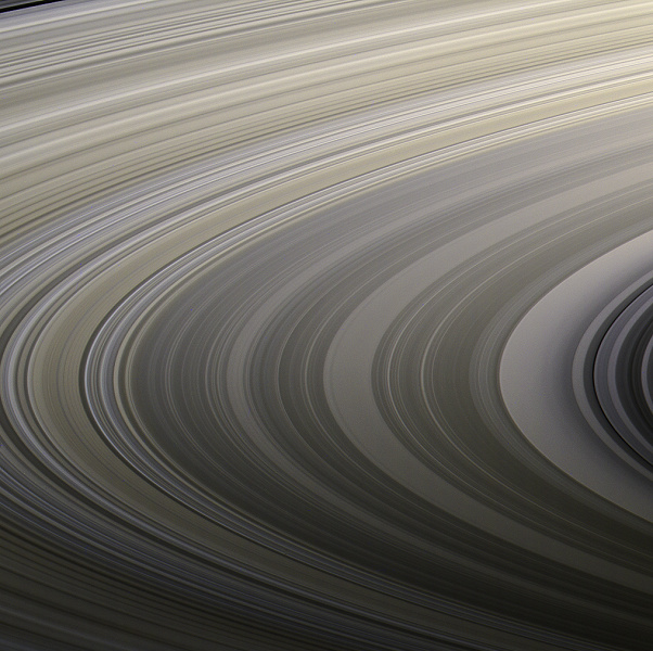 Saturn's rings and icy moons