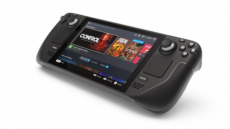 Steam Deck portable gaming console