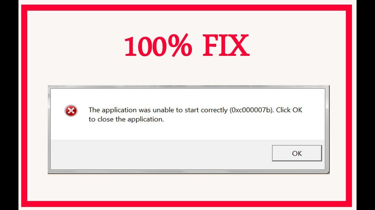 What is error 0xc000007b and solution