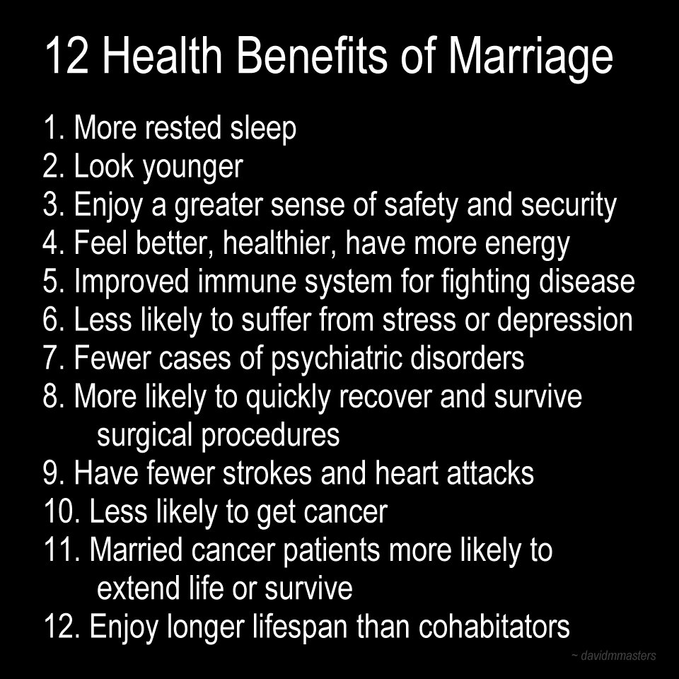 benefit of marriage