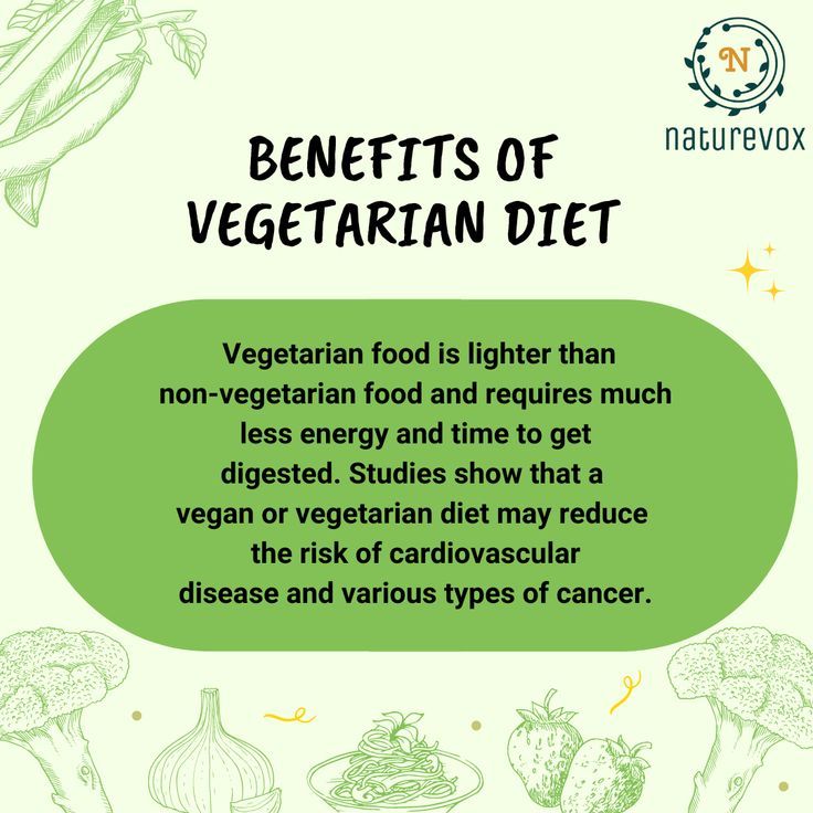 benefits of a vegetarian diet