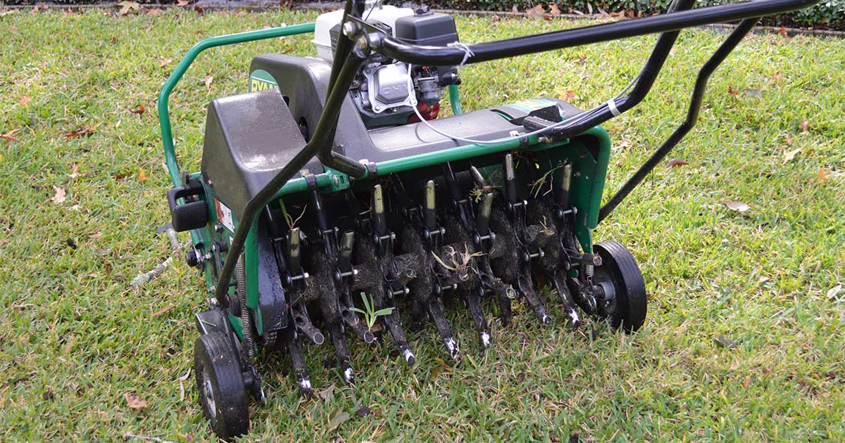 benefits of aerating lawn