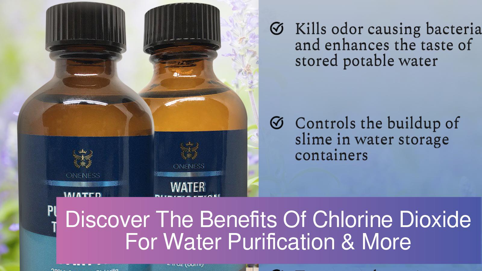 benefits of chlorine dioxide