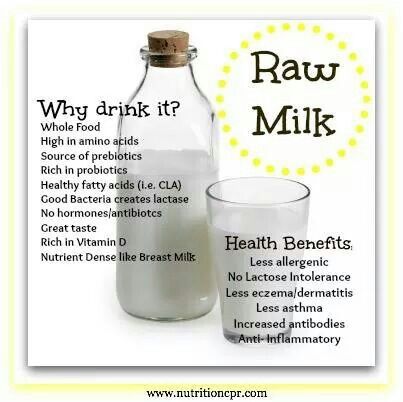 benefits of drinking raw milk