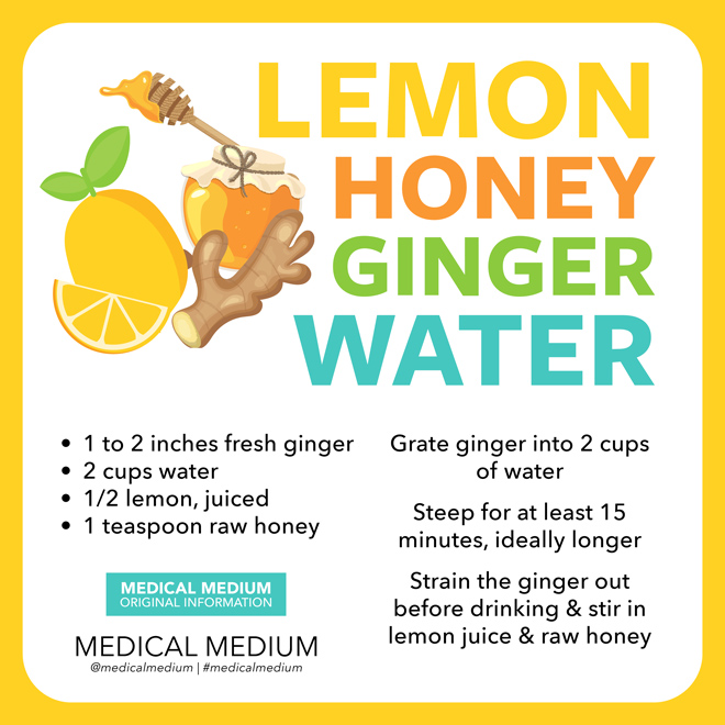 benefits of ginger and lemon water