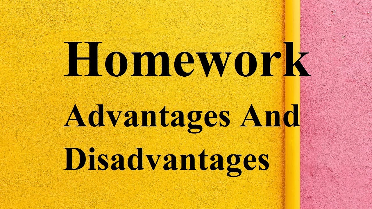 why is it good to give homework