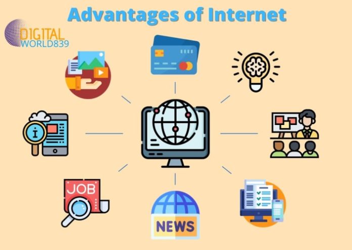 list the benefits and misuse of the internet