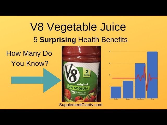 benefits of v8 juice