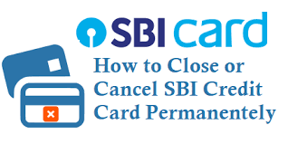 how to close sbi credit card