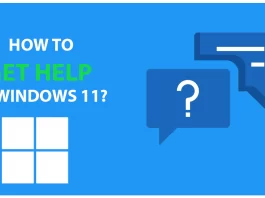 how to get help in windows 11