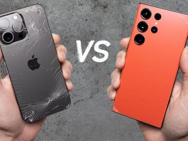 iPhone 15 Pro Max and Samsung Galaxy S23 Ultra