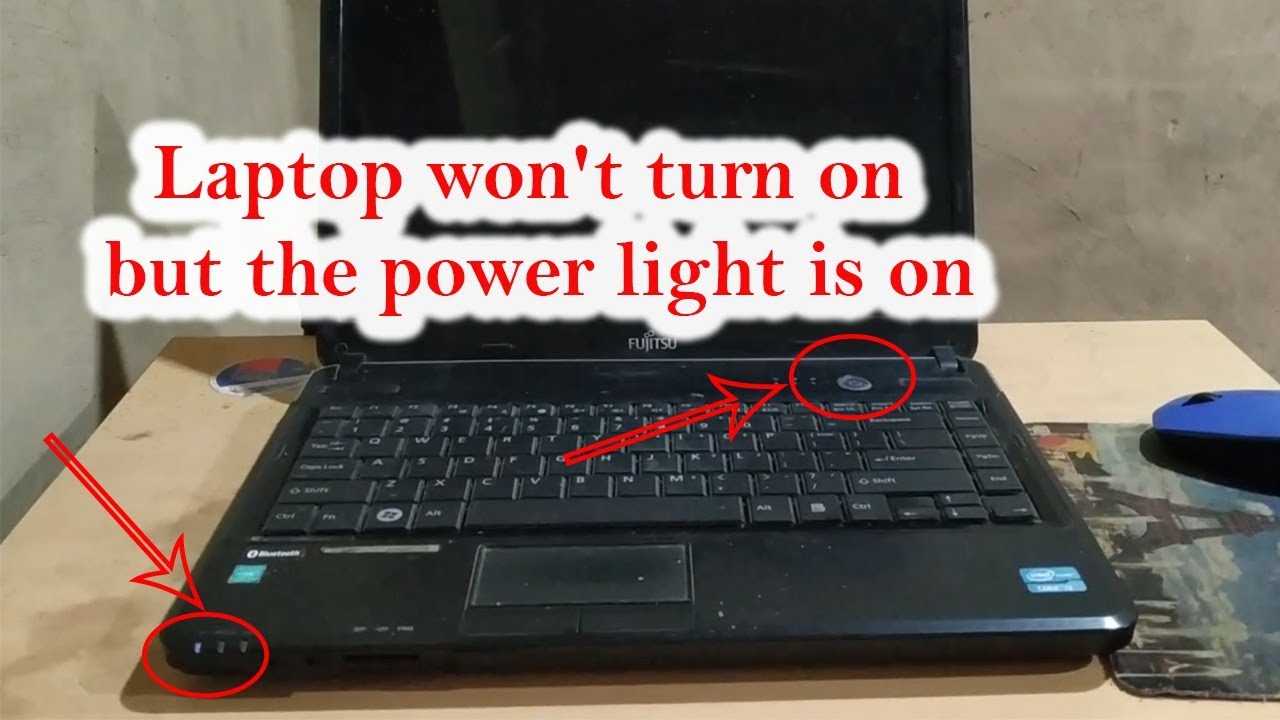 my laptop won't turn on