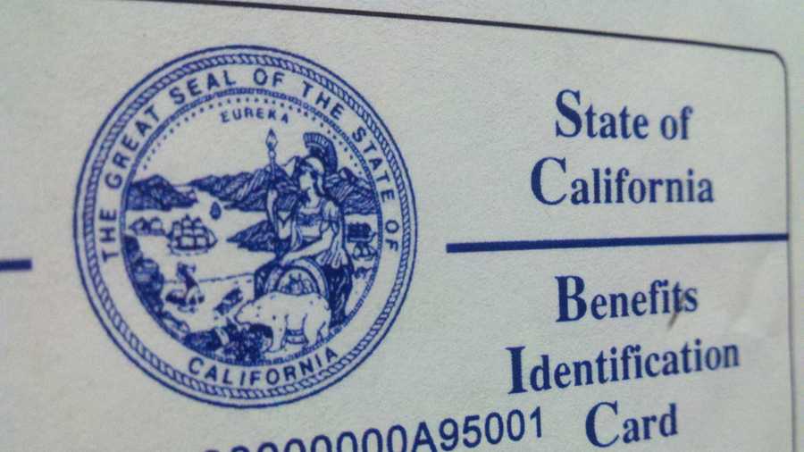 state of california benefits identification card website