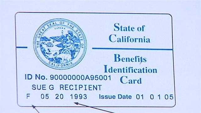 state of california benefits identification card