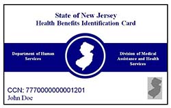 state of new jersey health benefits identification card phone number