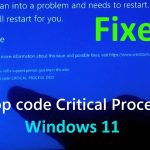Stop Code Critical Process Died Troubleshooting the Dreaded Error stop code critical process died