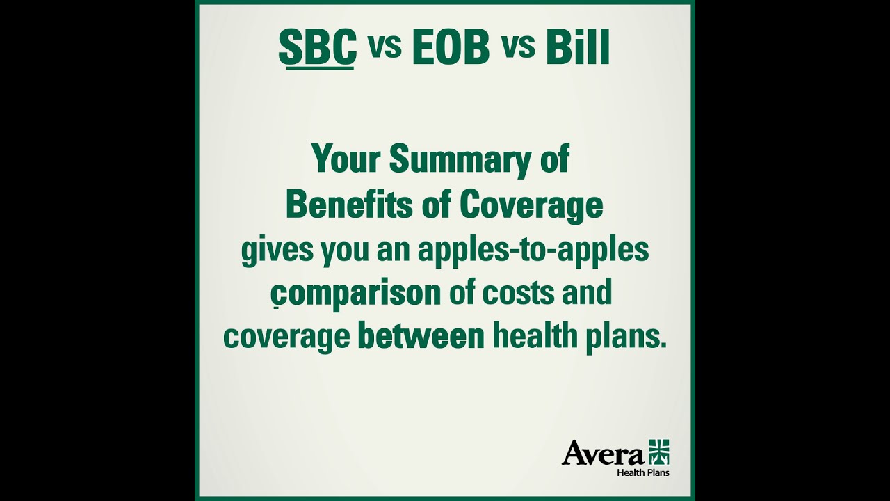 summary of benefits and coverage