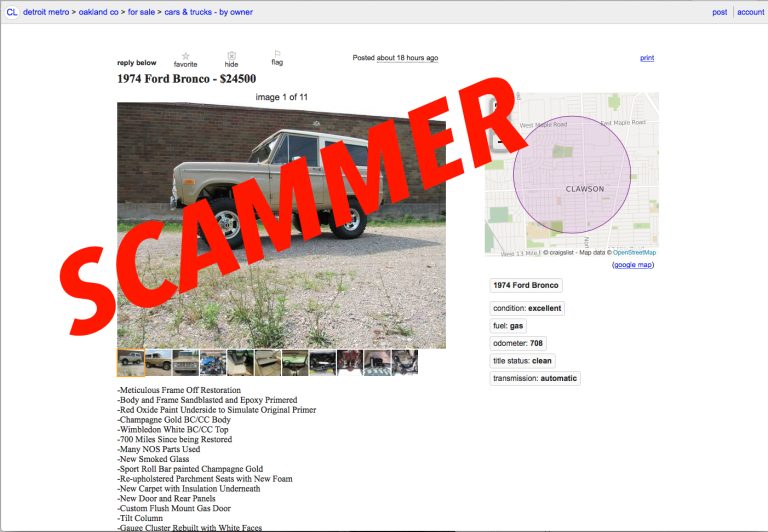 The Dark Side What are Craigslist Scams