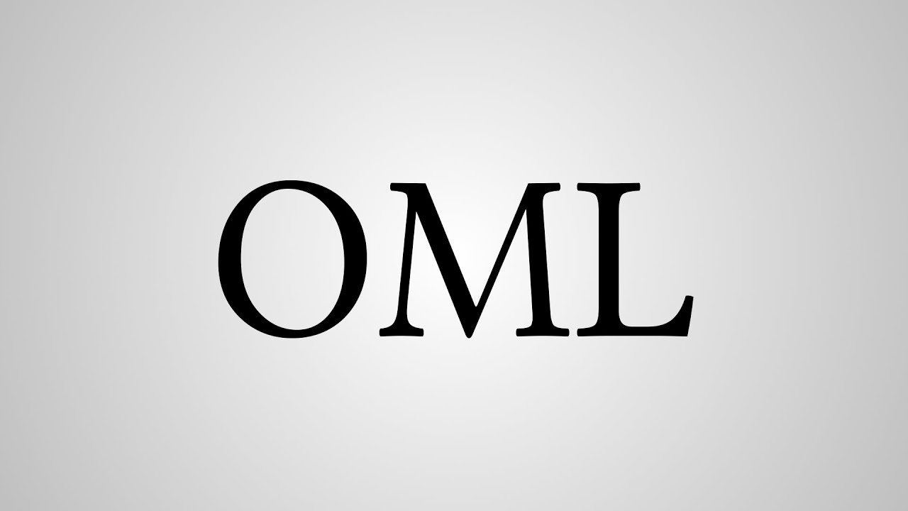 what does oml mean in text