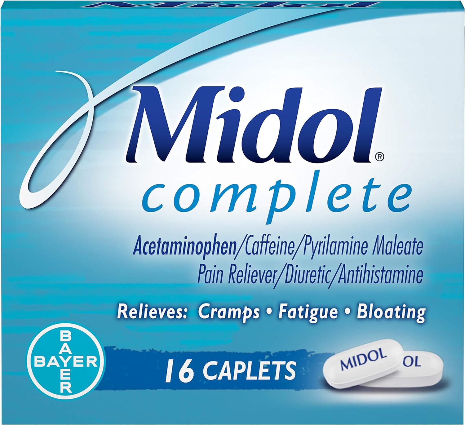 what is in midol