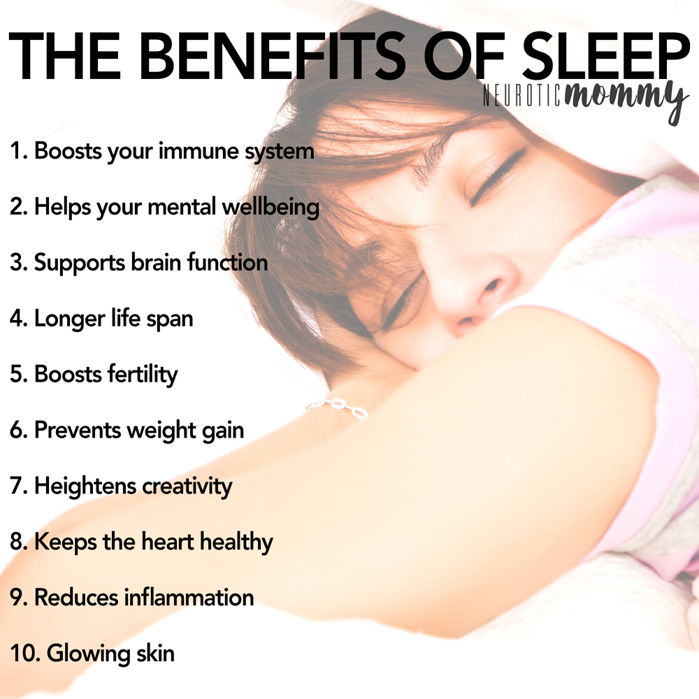 10 benefits of sleep