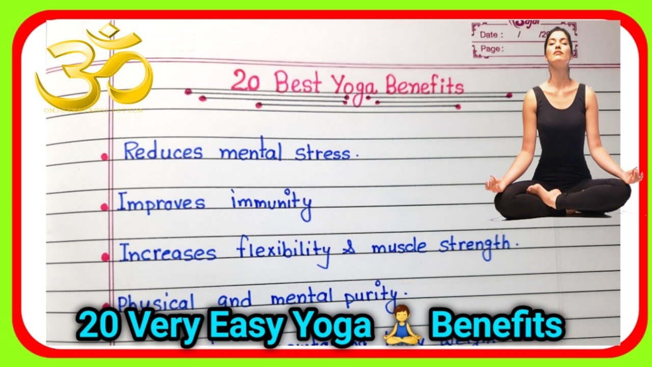 20 benefits of yoga