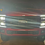 Ford installed different headlights from the factory on the new 2023 Ford Super Duty and F-250 King Ranch. Ford
