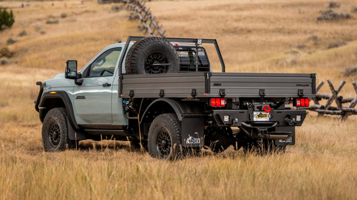 The most brutal modified GMC Sierra HD presented