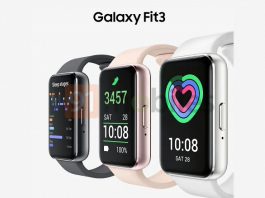 Galaxy Fit3 fitness bracelet