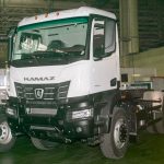 The first modernized KAMAZ-6595 dump truck received a cabin from the Mercedes-Benz Arocs. KAMAZ-6595 dump truck