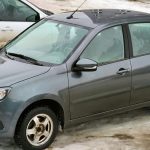 This is Lada Granta in a new color. Lada Granta
