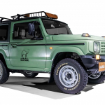 Suzuki Jimny presented in the style of the rally Mercedes-Benz G-Class Mercedes-Benz G-Class