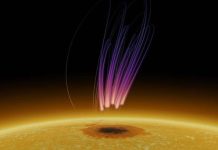 Radio sunspot aurora offers new insight into the interaction of energetic particles and magnetic fields Radio sunspot