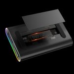 The world’s first external portable video card that allows you to install an SSD inside. SSD