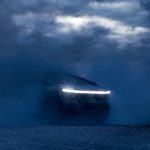 The first Tesla Cybertrucks, which are promised to be delivered on November 30 Tesla Cybertrucks