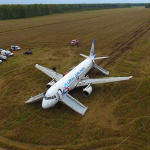 The investigation into the landing of a Ural Airlines plane in a wheat field has been resumed Ural Airlines plane