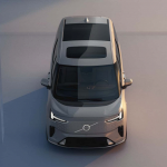 The first ever Volvo EM90 minivan features a roof screen that performs multiple functions Volvo EM90