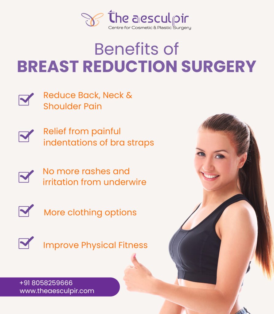 benefits of breast reduction