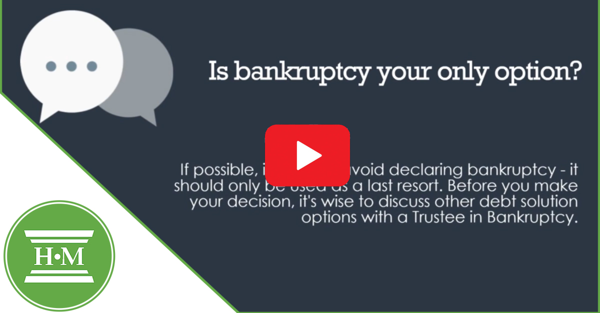 benefits of filing for bankruptcy