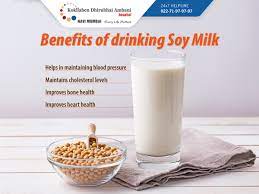 benefits of soya milk drink