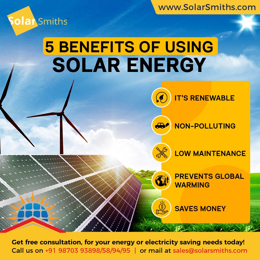 benefits of using solar energy