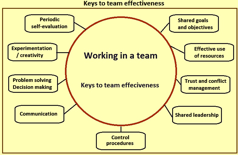 explain the benefits of organizing workers into efficient teams