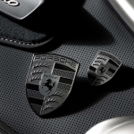 The famous golden Porsche crest will no longer appear on the most powerful models. golden Porsche crest