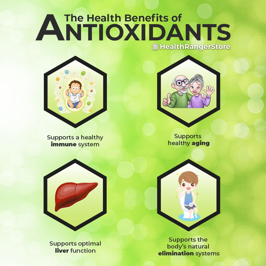 health benefits of antioxidants