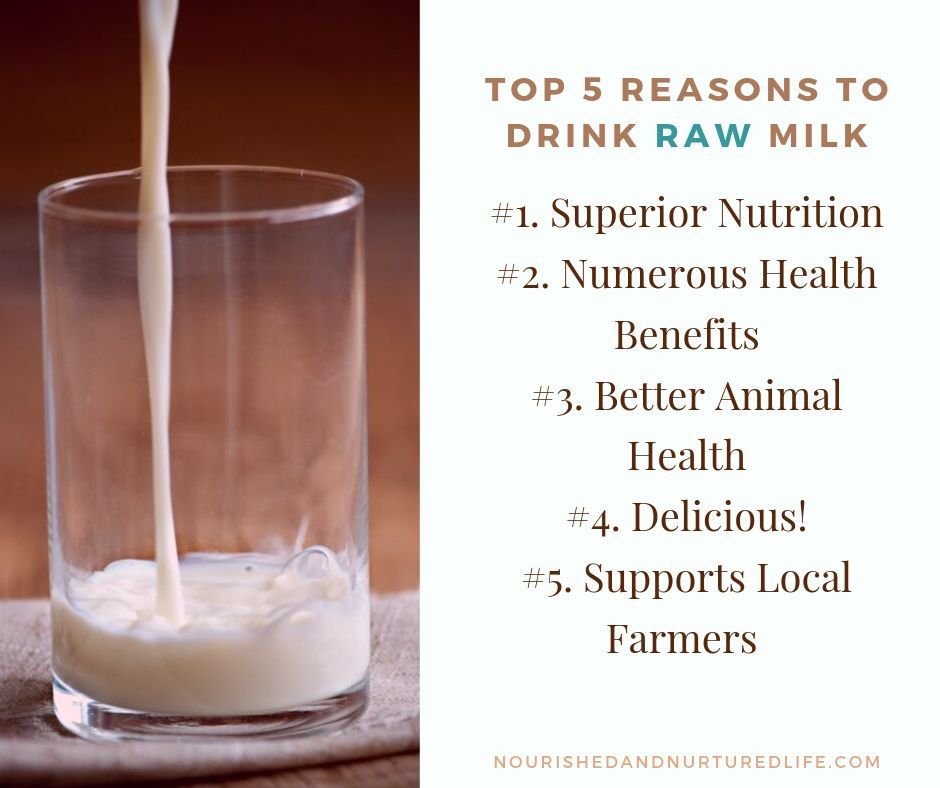 health benefits of raw milk