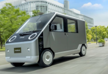 Puzzle, a miniature solar-powered van, unveiled miniature solar-powered van