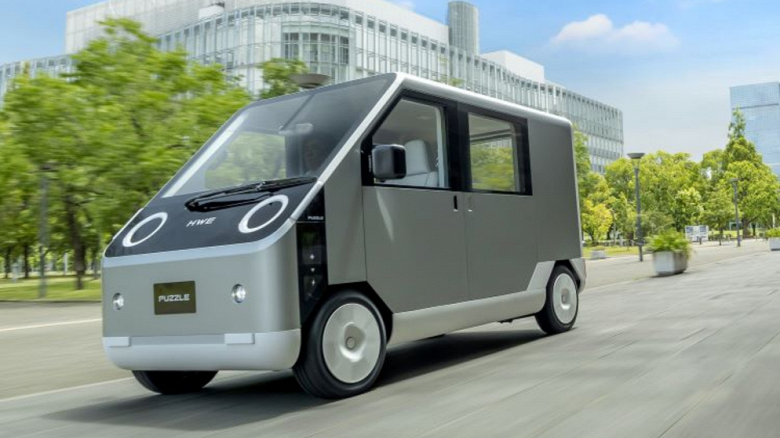 miniature solar-powered van