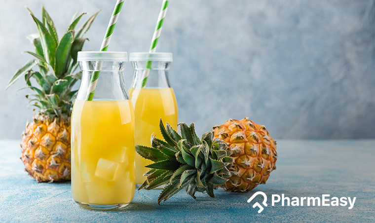 what is the benefits of pineapple juice