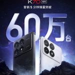 5 minutes the company sold 600 thousand smartphones of the Redmi K70 line Redmi K70 line